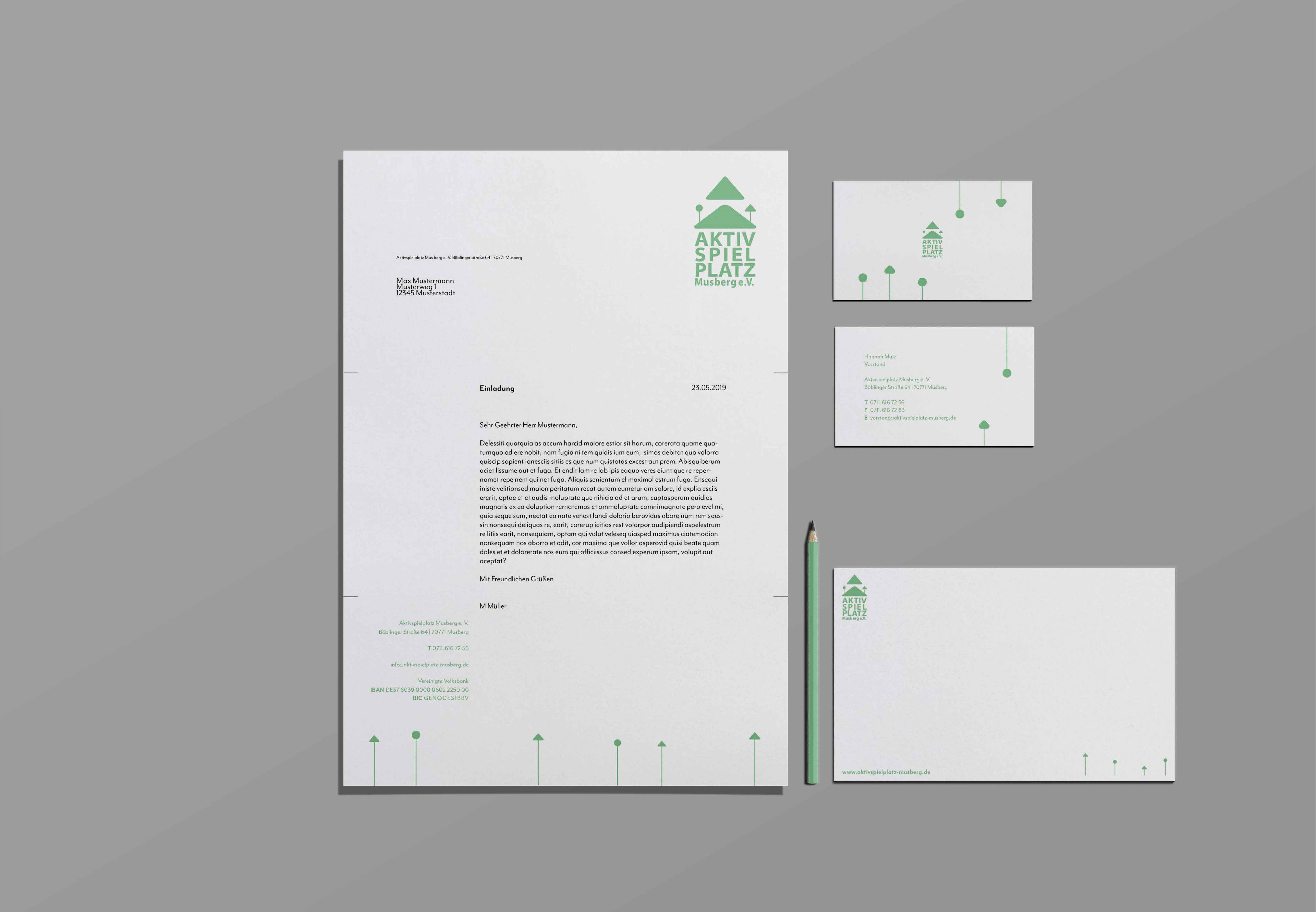 Aktivspielplatz Briefpapier